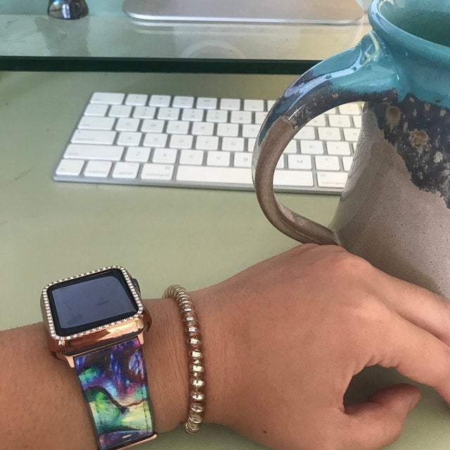 Abalone Texture Print Apple Watch Band - Image 4