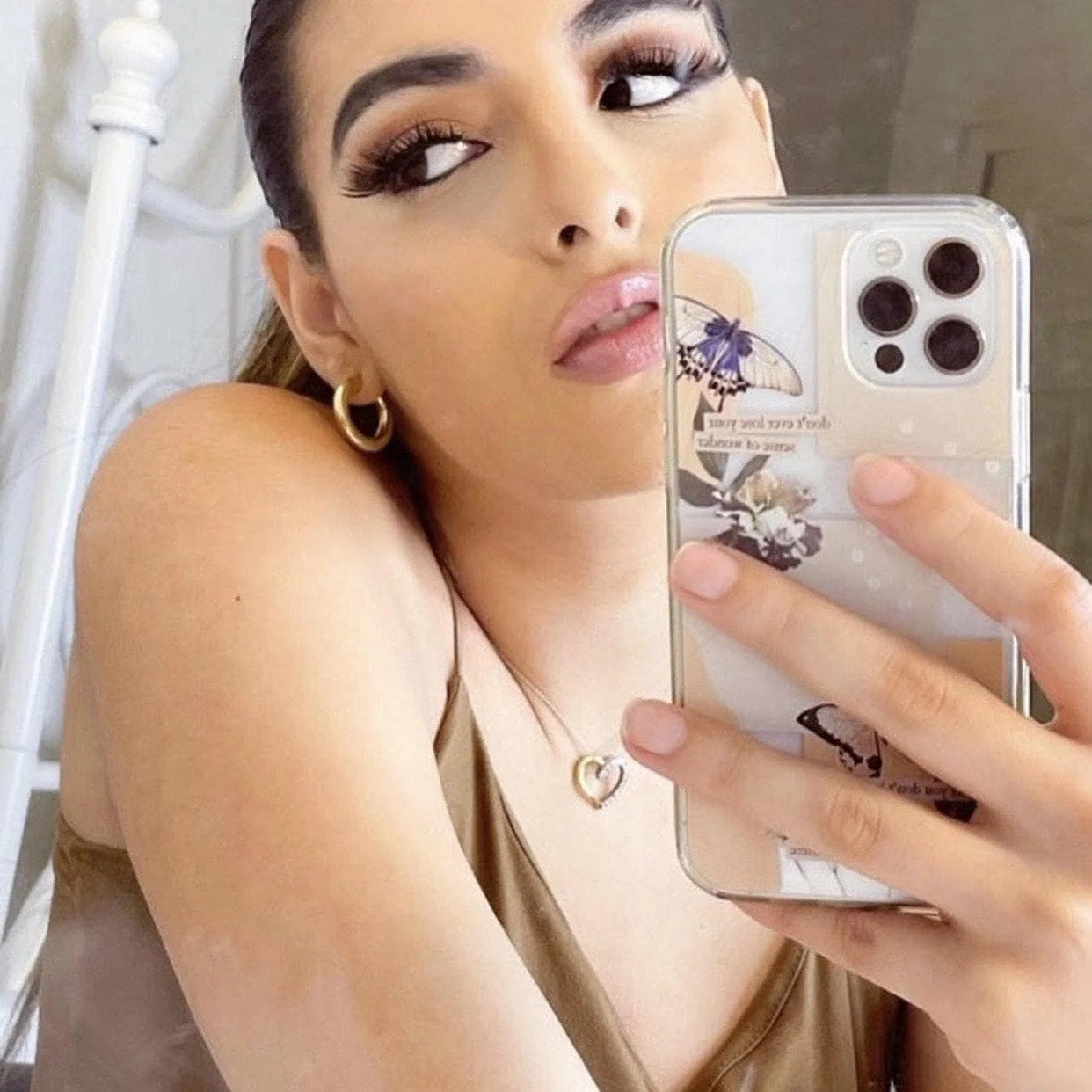 Aesthetic Butterfly Collage Clippings Clear Phone Case - Image 9