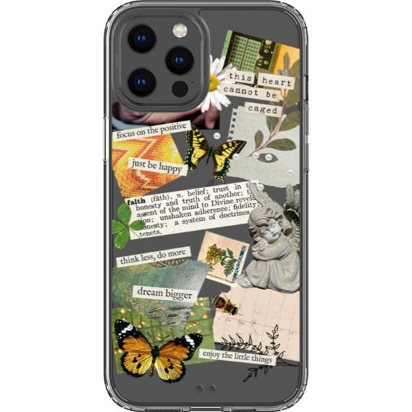 Aesthetic Scrap Collage Clear Phone Case - Image 20