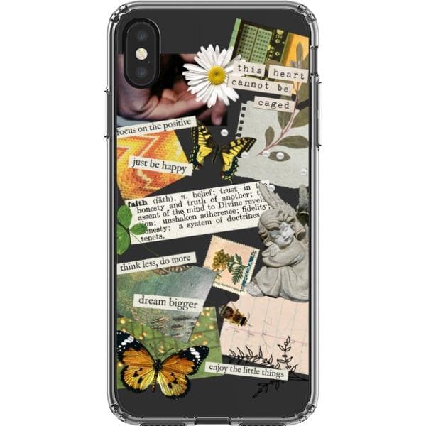 Aesthetic Scrap Collage Clear Phone Case - Image 25