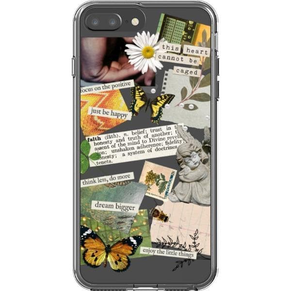 Aesthetic Scrap Collage Clear Phone Case - Image 27