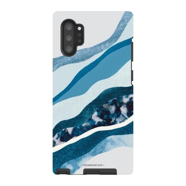 Baby Blue Abstract Layers Tough Phone Case - Image 50
