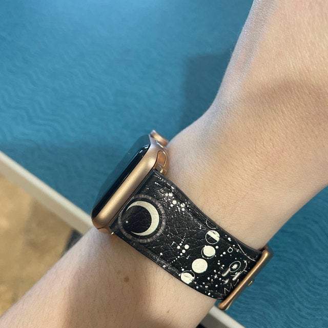 Black White Zodiac Apple Watch Band - Image 12