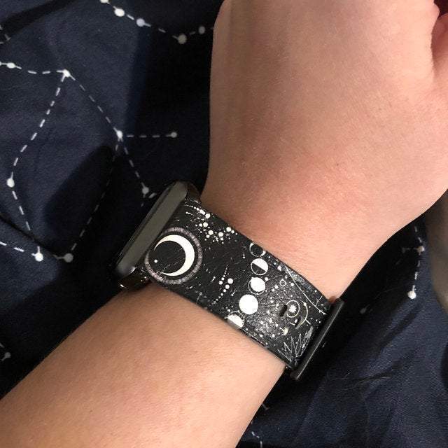 Black White Zodiac Apple Watch Band - Image 14