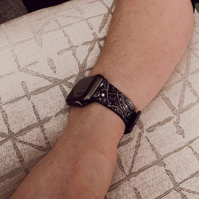 Black White Zodiac Apple Watch Band - Image 16