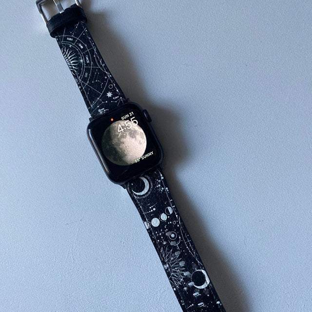 Black White Zodiac Apple Watch Band - Image 20