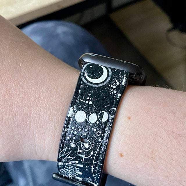 Black White Zodiac Apple Watch Band - Image 22