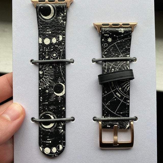 Black White Zodiac Apple Watch Band - Image 25