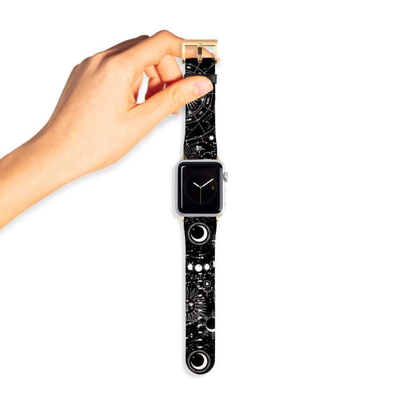 Black White Zodiac Apple Watch Band - Image 6