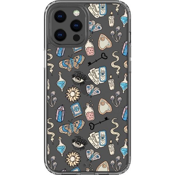 Blue Mystic Elements Clear Phone Case - Image 10