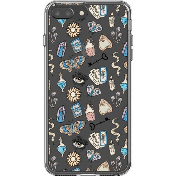 Blue Mystic Elements Clear Phone Case - Image 16