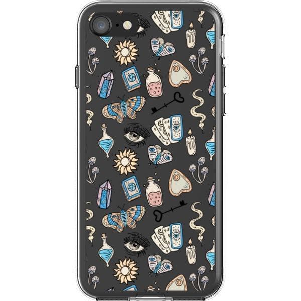 Blue Mystic Elements Clear Phone Case - Image 17