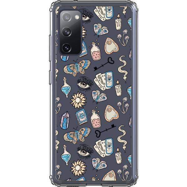 Blue Mystic Elements Clear Phone Case - Image 21
