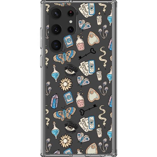 Blue Mystic Elements Clear Phone Case - Image 25