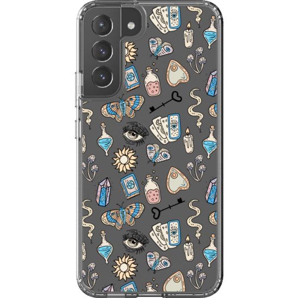 Blue Mystic Elements Clear Phone Case - Image 26
