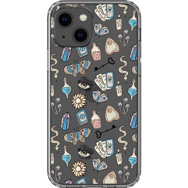 Blue Mystic Elements Clear Phone Case - Image 8