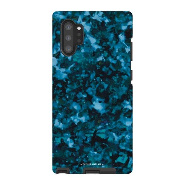 Blue Tortoise Shell Print Tough Phone Case - Image 50