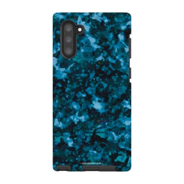 Blue Tortoise Shell Print Tough Phone Case - Image 53