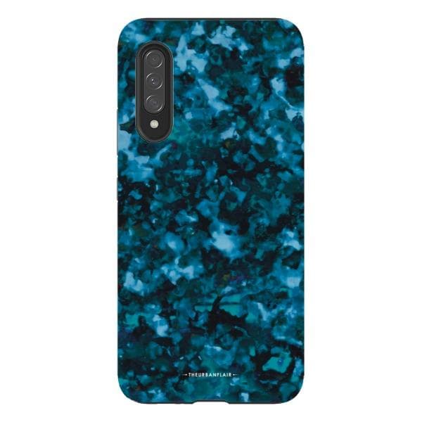 Blue Tortoise Shell Print Tough Phone Case - Image 62