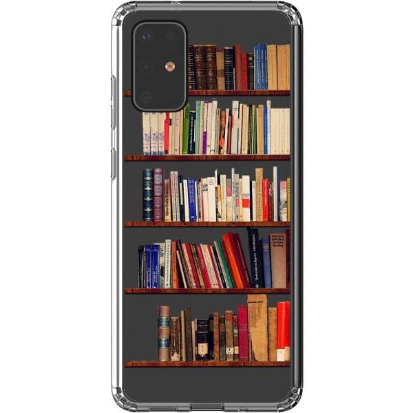 Book Lover's Clear Phone Case - Unique Bookshelf Design for iPhone and Galaxy Devices - Image 19