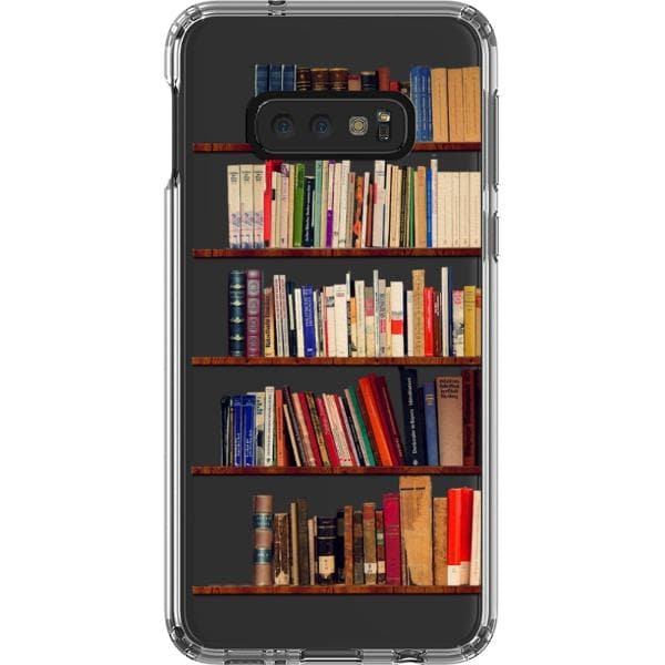 Book Lover's Clear Phone Case - Unique Bookshelf Design for iPhone and Galaxy Devices - Image 21