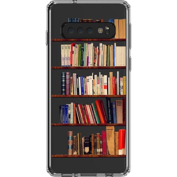 Book Lover's Clear Phone Case - Unique Bookshelf Design for iPhone and Galaxy Devices - Image 22