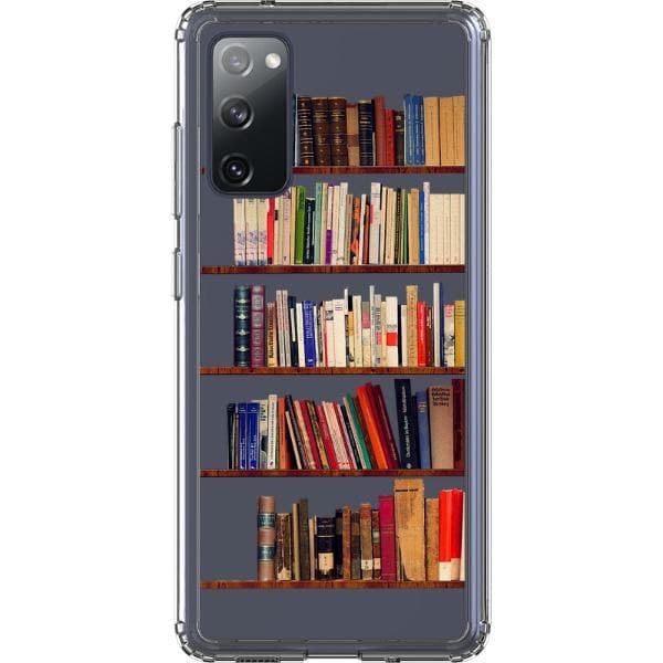 Book Lover's Clear Phone Case - Unique Bookshelf Design for iPhone and Galaxy Devices - Image 23