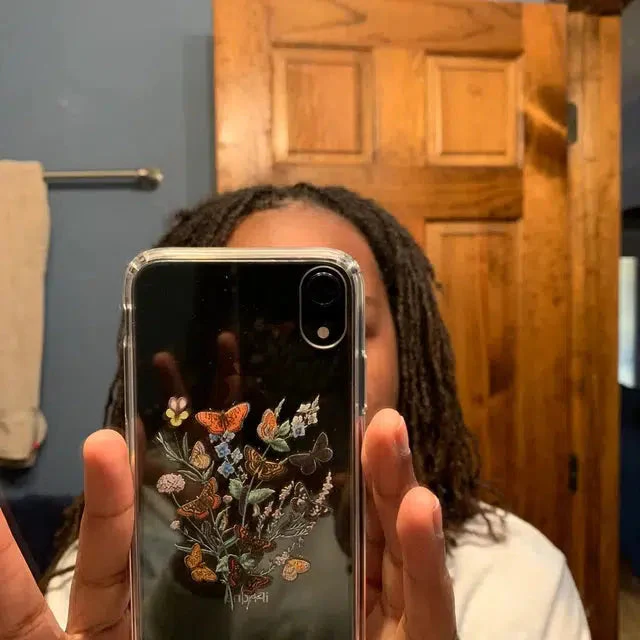 Botany Butterfly Clear Phone Case - Image 11