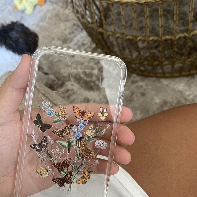Botany Butterfly Clear Phone Case - Image 12