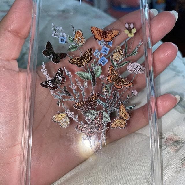 Botany Butterfly Clear Phone Case - Image 16