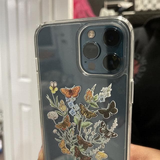 Botany Butterfly Clear Phone Case - Image 18