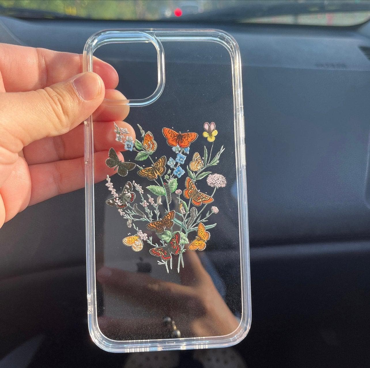 Botany Butterfly Clear Phone Case - Image 19