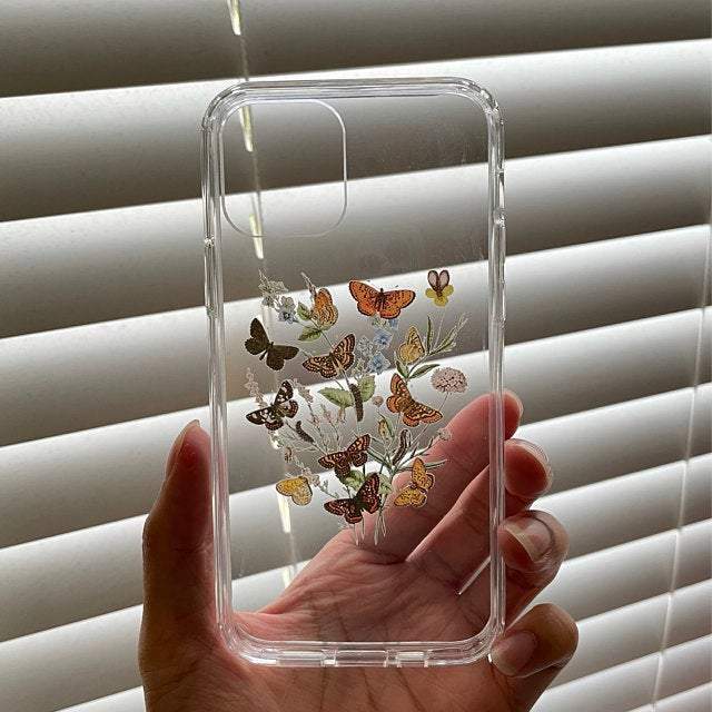 Botany Butterfly Clear Phone Case - Image 20