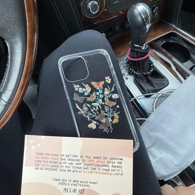 Botany Butterfly Clear Phone Case - Image 21