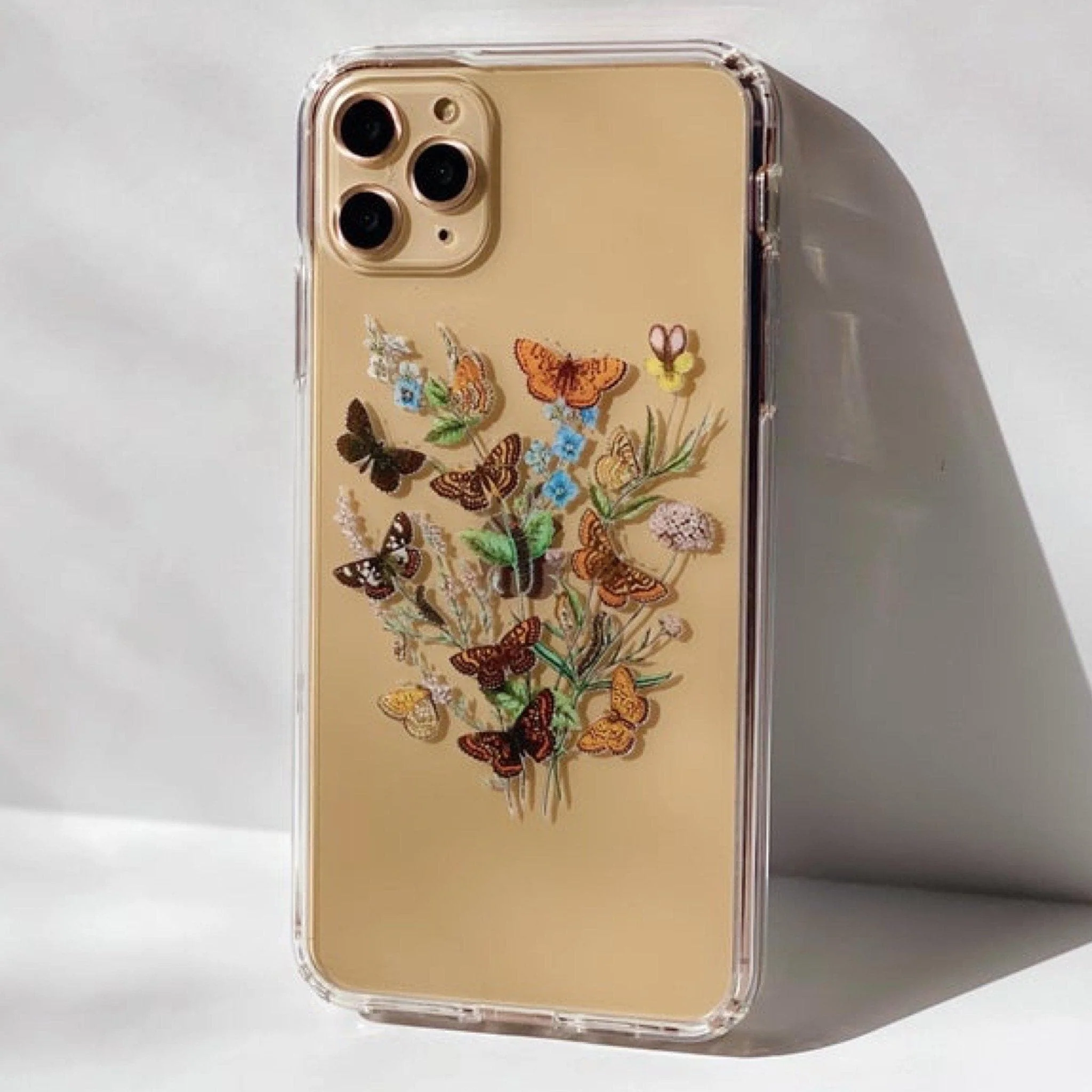 Botany Butterfly Clear Phone Case - Image 3