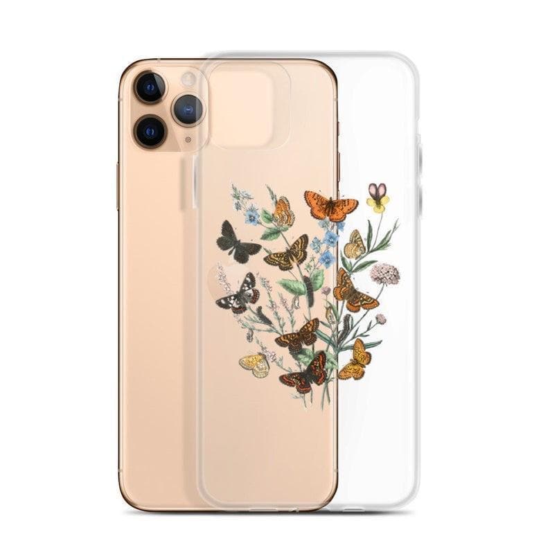 Botany Butterfly Clear Phone Case - Image 4