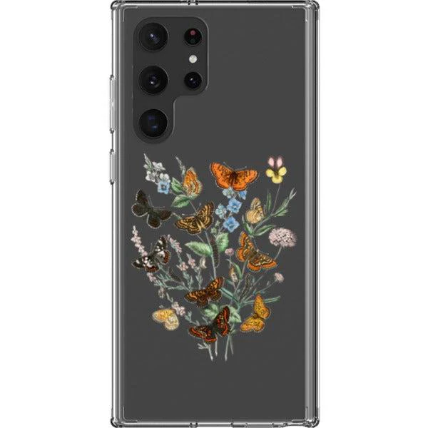 Botany Butterfly Clear Phone Case - Image 44