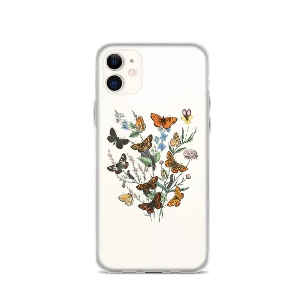 Botany Butterfly Clear Phone Case - Image 6