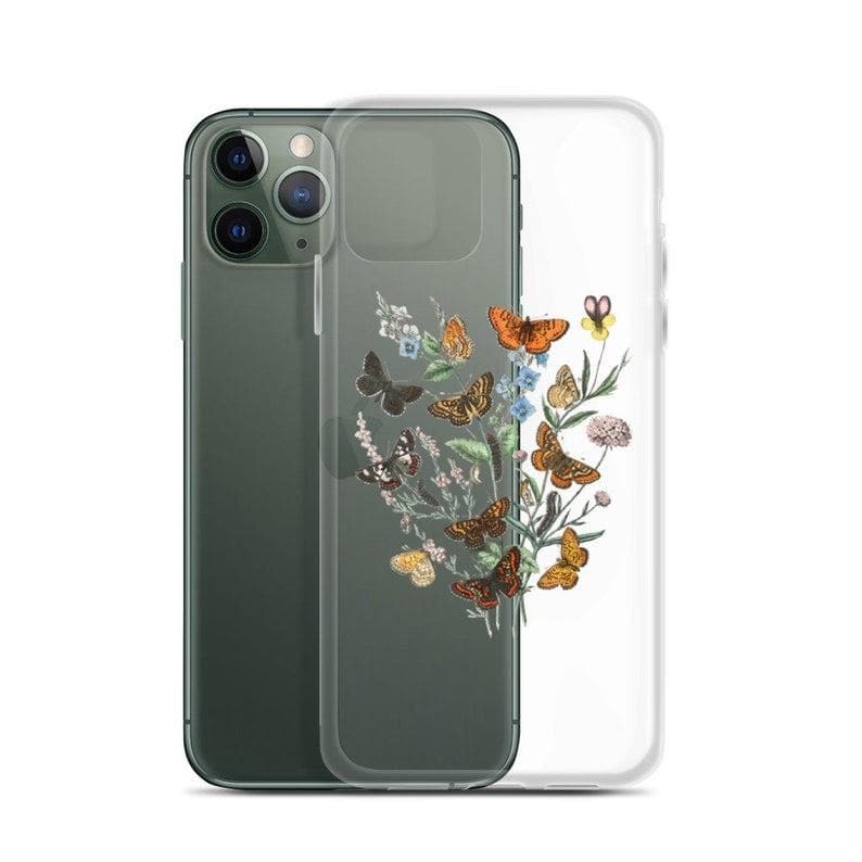 Botany Butterfly Clear Phone Case - Image 8