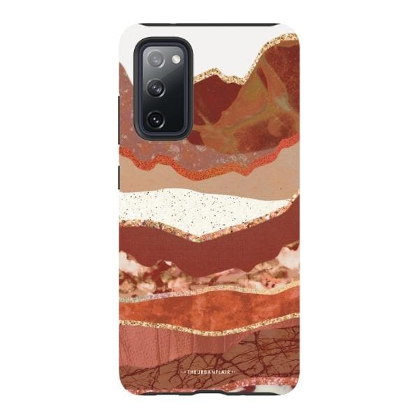 Brick Abstract Layered Mountains Print Tough Phone Case - Image 39