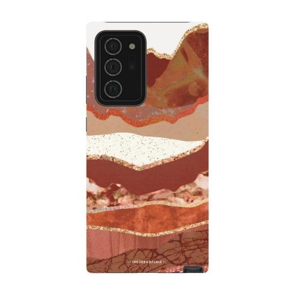 Brick Abstract Layered Mountains Print Tough Phone Case - Image 46