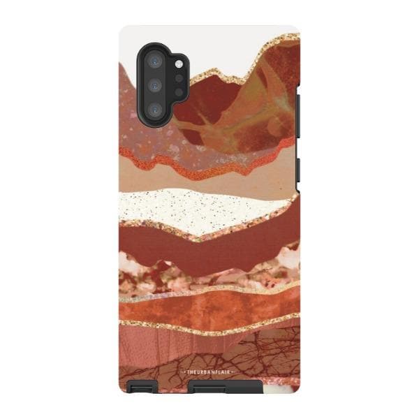 Brick Abstract Layered Mountains Print Tough Phone Case - Image 50