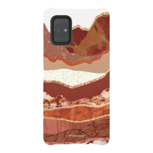 Brick Abstract Layered Mountains Print Tough Phone Case - Image 60