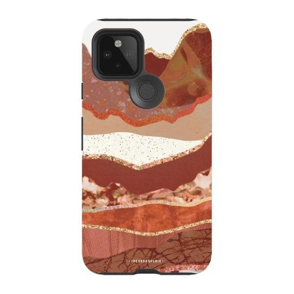 Brick Abstract Layered Mountains Print Tough Phone Case - Image 72