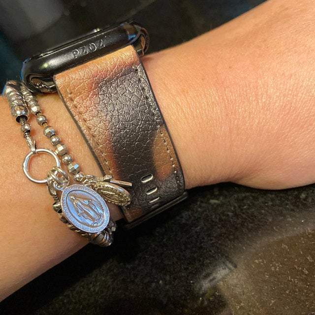 Brown Tortoise Shell Apple Watch Band - Image 4