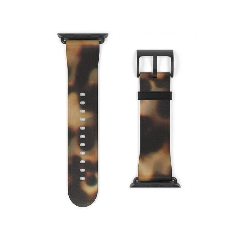 Brown Tortoise Shell Apple Watch Band - Image 9