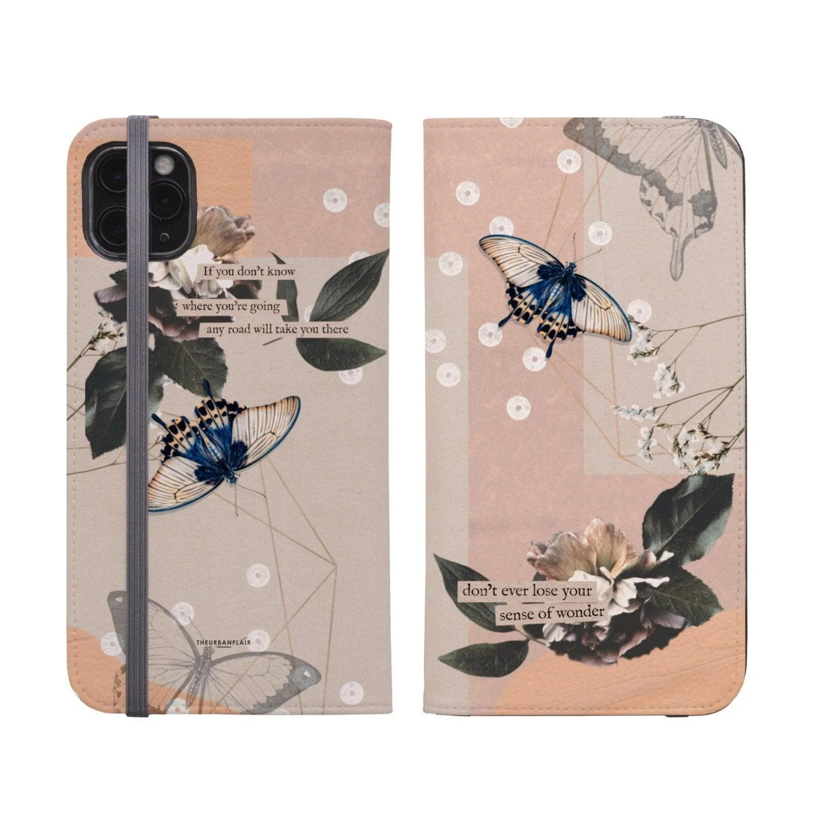 Butterfly Abstract Wallet Phone Case - Image 3
