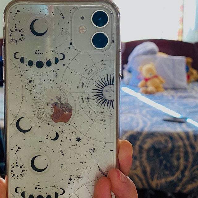 Celestial Zodiac Clear Phone Case - Image 11