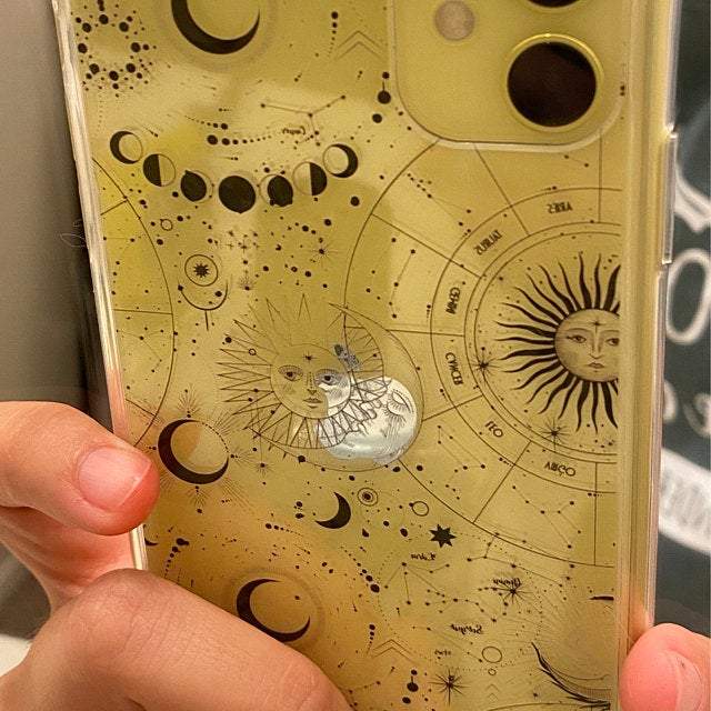 Celestial Zodiac Clear Phone Case - Image 16