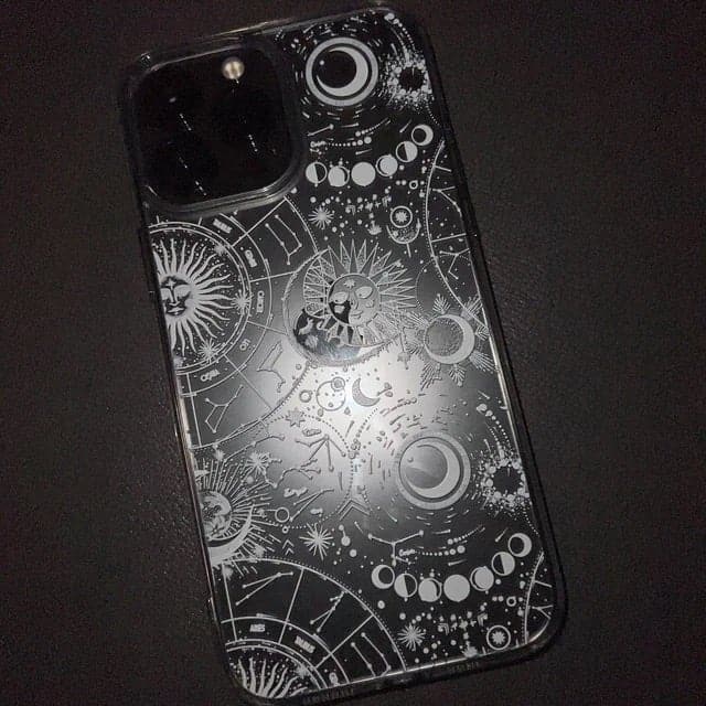 Celestial Zodiac Clear Phone Case - Image 18